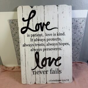 Wooden Wall decor Bible Verse